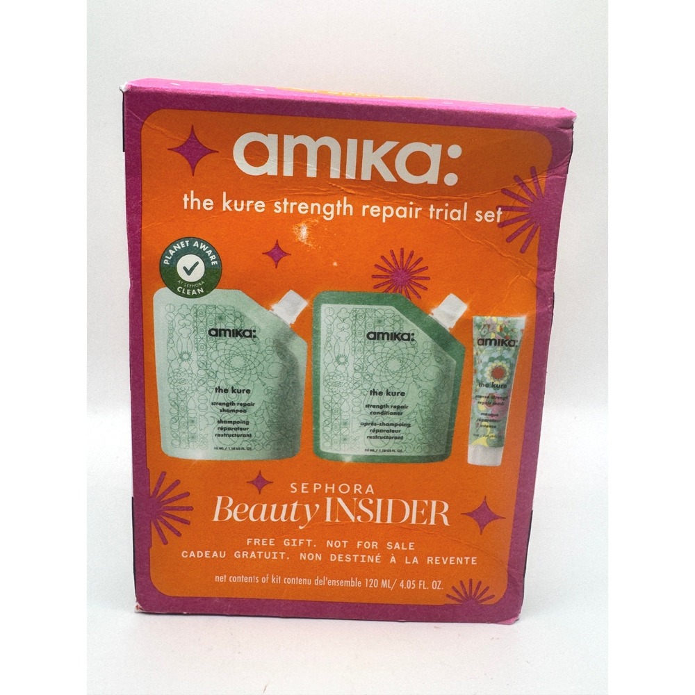 Amika The Kure Strength Repair Trial Set Sephora Beauty Insider NEW